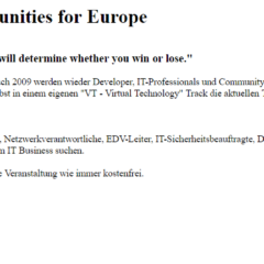 Ice: 2009 – Intelligent Communities for Europe